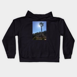 Palm Tree under the Sun Kids Hoodie